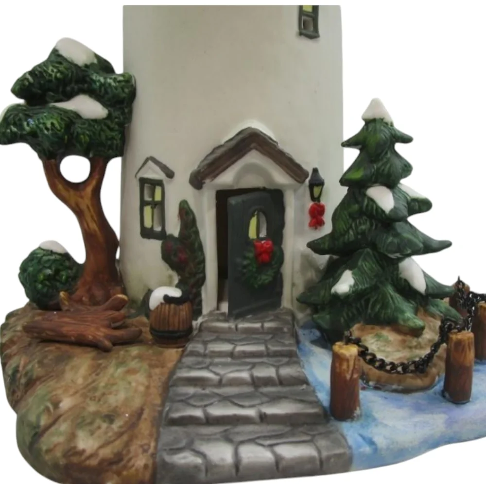O'Well Harborside Village 2001 Lighthouse Marblehead Ohio w Box